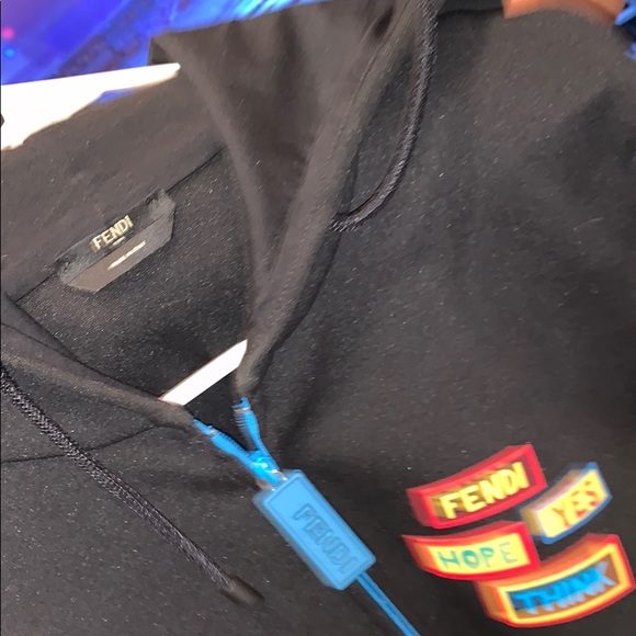 Fendi Hope Think Yes Hoodie - Picture 2 of 7
